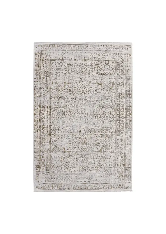 Renwil Blake Traditional Ornate Border Area Rug by Renwil – Beige & Brown