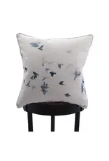 Renwil Flight Toss Cushion by Renwil – Feather Down Poly-Linen Pillow