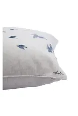 Renwil Flight Toss Cushion by Renwil – Feather Down Poly-Linen Pillow