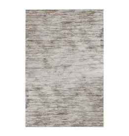 Renwil Aya Taupe & Creamy Mushroom Striated Area Rug by Renwil - Modern Neutral