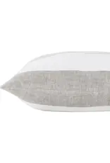 Renwil Cassidy Toss Cushion by Renwil – Linen Stripe Feather Down Pillow