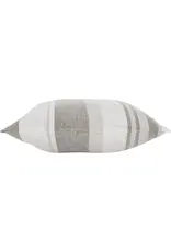 Renwil Cassidy Toss Cushion by Renwil – Linen Stripe Feather Down Pillow