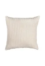 Renwil Roberto Toss Cushion by Renwil – Knitted Off-White Feather Pillow