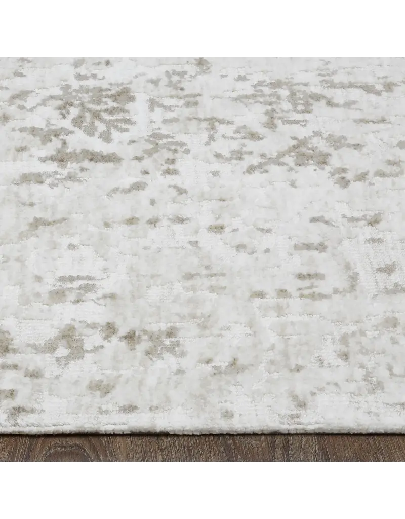 Renwil Hazel Off-White & Taupe Textured Abstract Area Rug by Renwil