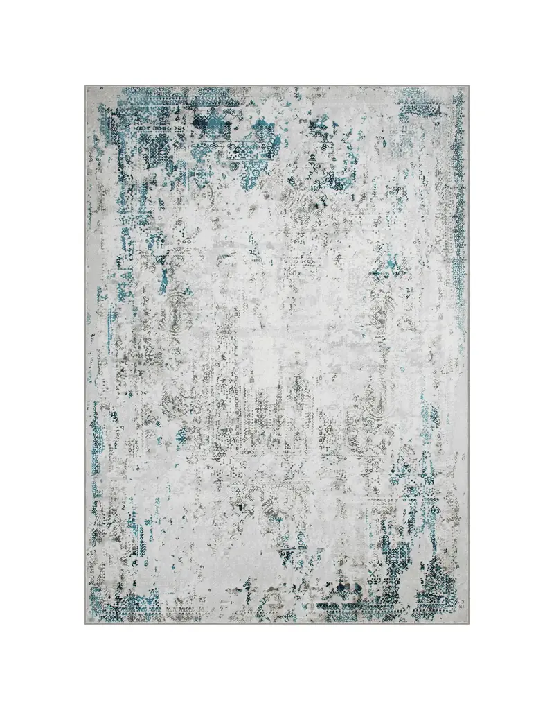 Renwil Ariella Blue & Grey Distressed Vintage Inspired Area Rug by Renwil