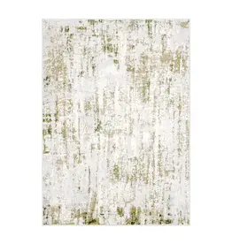 Renwil Ariella Ivory & Green Distressed Abstract Area Rug by Renwil