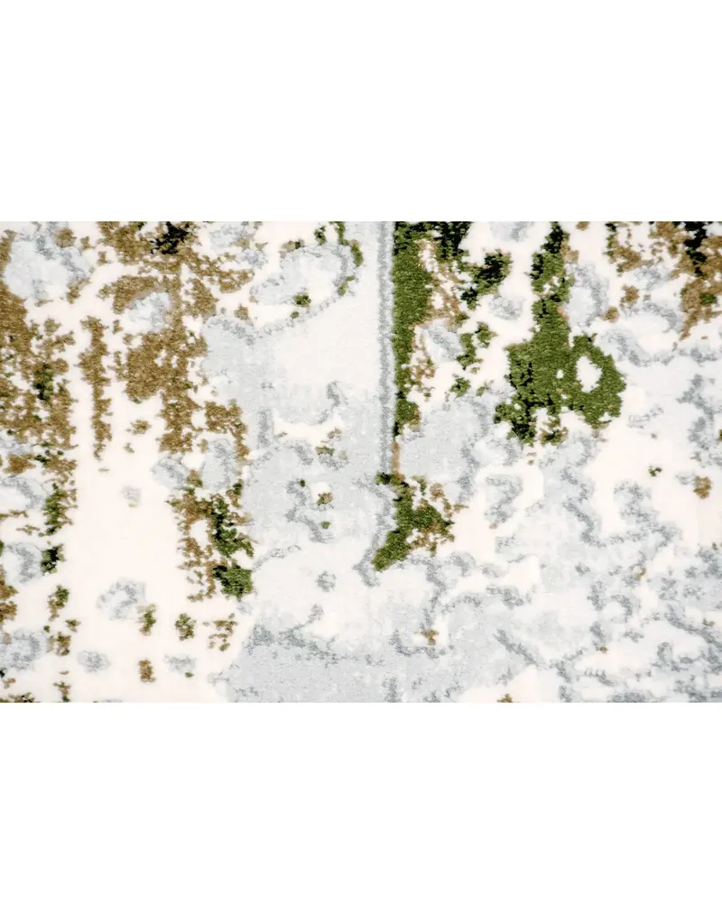 Renwil Ariella Ivory & Green Distressed Abstract Area Rug by Renwil