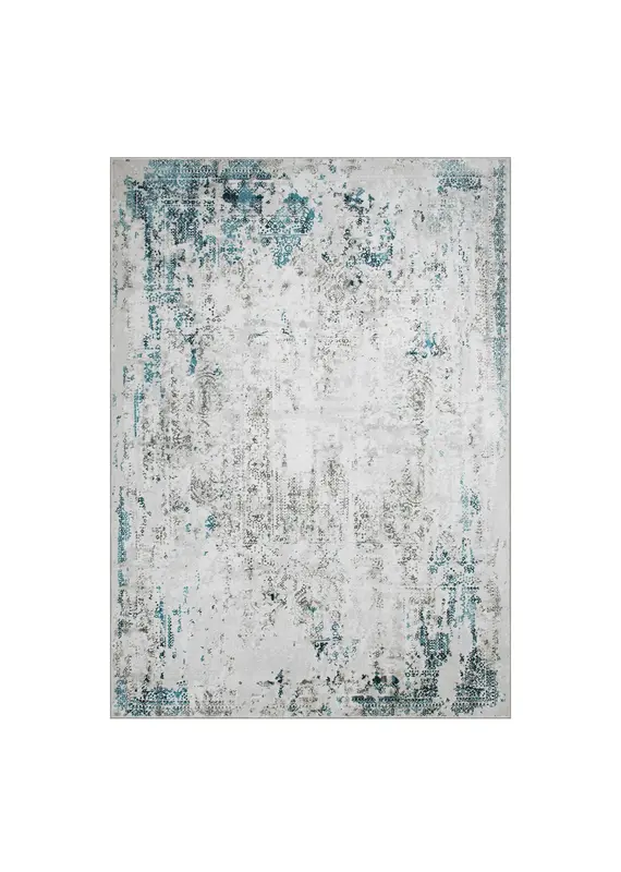 Renwil Ariella Blue & Grey Distressed Vintage Inspired Area Rug by Renwil