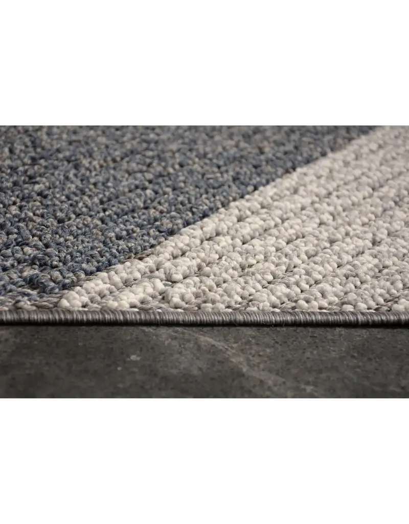 Renwil Ambrose Grey Geometric Area Rug by Renwil – Power Loomed Modern Rug