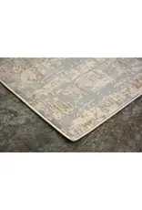 Renwil Ariella Cream, Grey & Soft Blue Striped Abstract Area Rug by Renwil