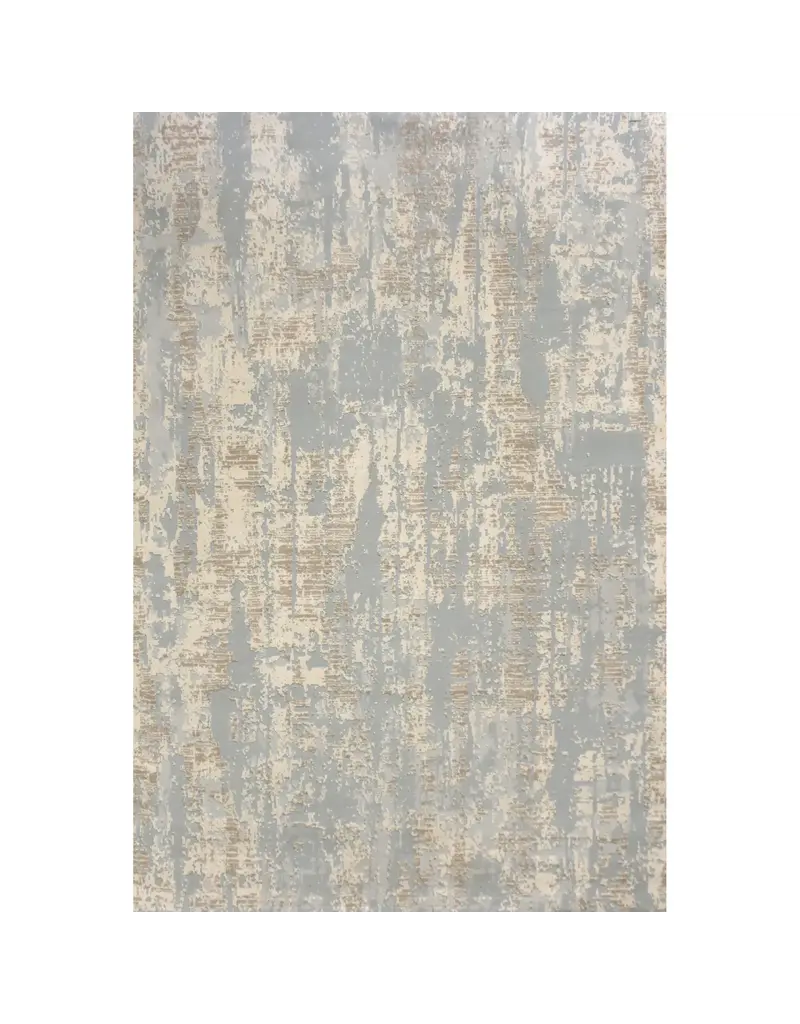 Renwil Ariella Cream, Grey & Soft Blue Striped Abstract Area Rug by Renwil