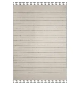 Renwil Ambrose Ivory & Grey Minimal Stripe Area Rug by Renwil