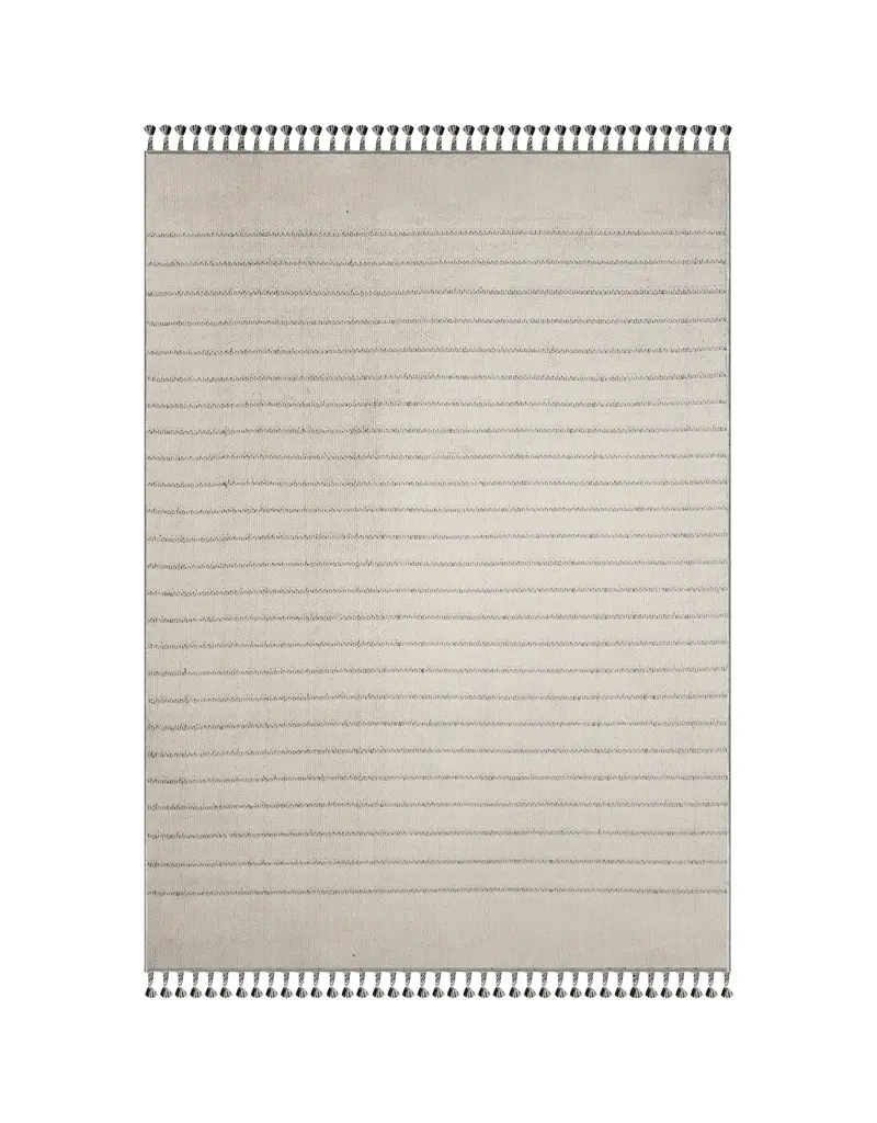 Renwil Ambrose Ivory & Grey Minimal Stripe Area Rug by Renwil