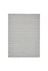 Renwil Orria Ivory & Stone Hand-Woven Stripe Wool & Cotton Area Rug by Renwil