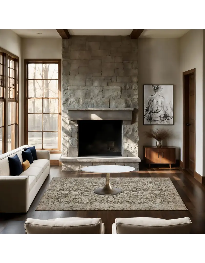 Renwil Chloe Multicolour Vintage Medallion Flatwoven Area Rug by Renwil