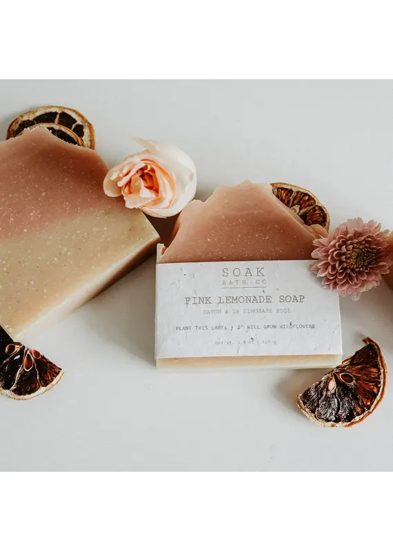 Soak Bath Co. Pink Lemonade Luxury Soap Bar (Soak Bath Co.)