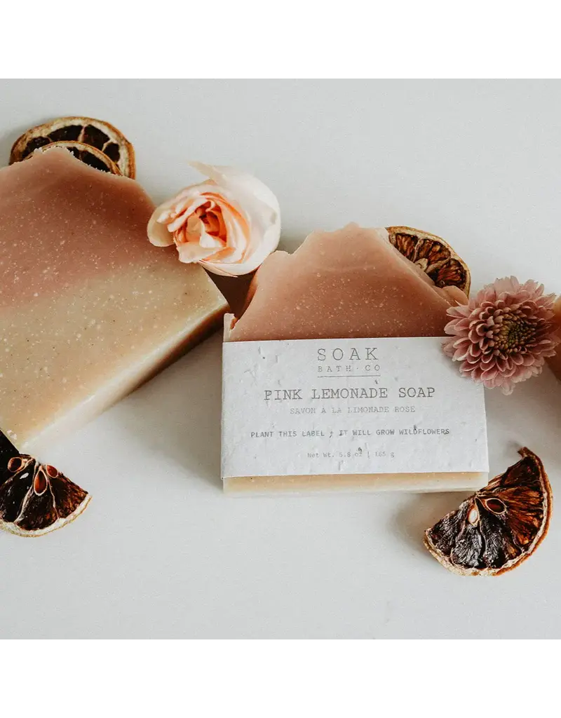 Soak Bath Co. Pink Lemonade Luxury Soap Bar (Soak Bath Co.)