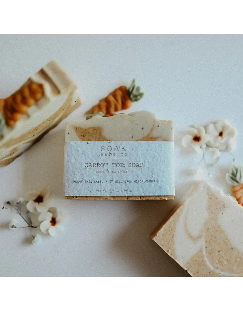 Soak Bath Co. Carrot Top Luxury Soap Bar (Soak Bath Co.)