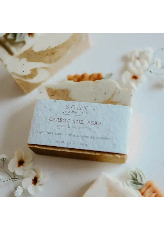 Soak Bath Co. Carrot Top Luxury Soap Bar (Soak Bath Co.)