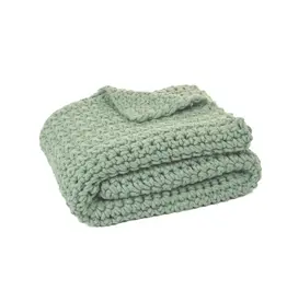 Brunelli Sage Large Knit Throw (50" x 60") | Brunelli Canada