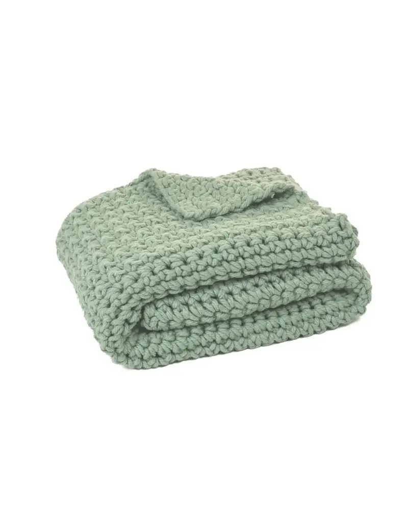 Brunelli Sage Large Knit Throw (50" x 60") | Brunelli Canada