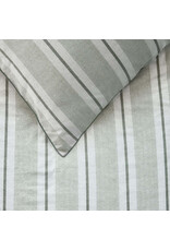 Brunelli Silvan Green Striped Duvet Cover Set | Riviera Maison