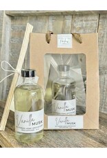 DeFerrari Candles Vanilla Musk Reed Diffuser Set