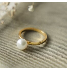 Glee Jewelry Freshwater Pearl Ring by Glee | Gold