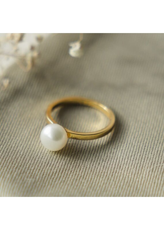 Glee Jewelry Freshwater Pearl Ring by Glee | Gold