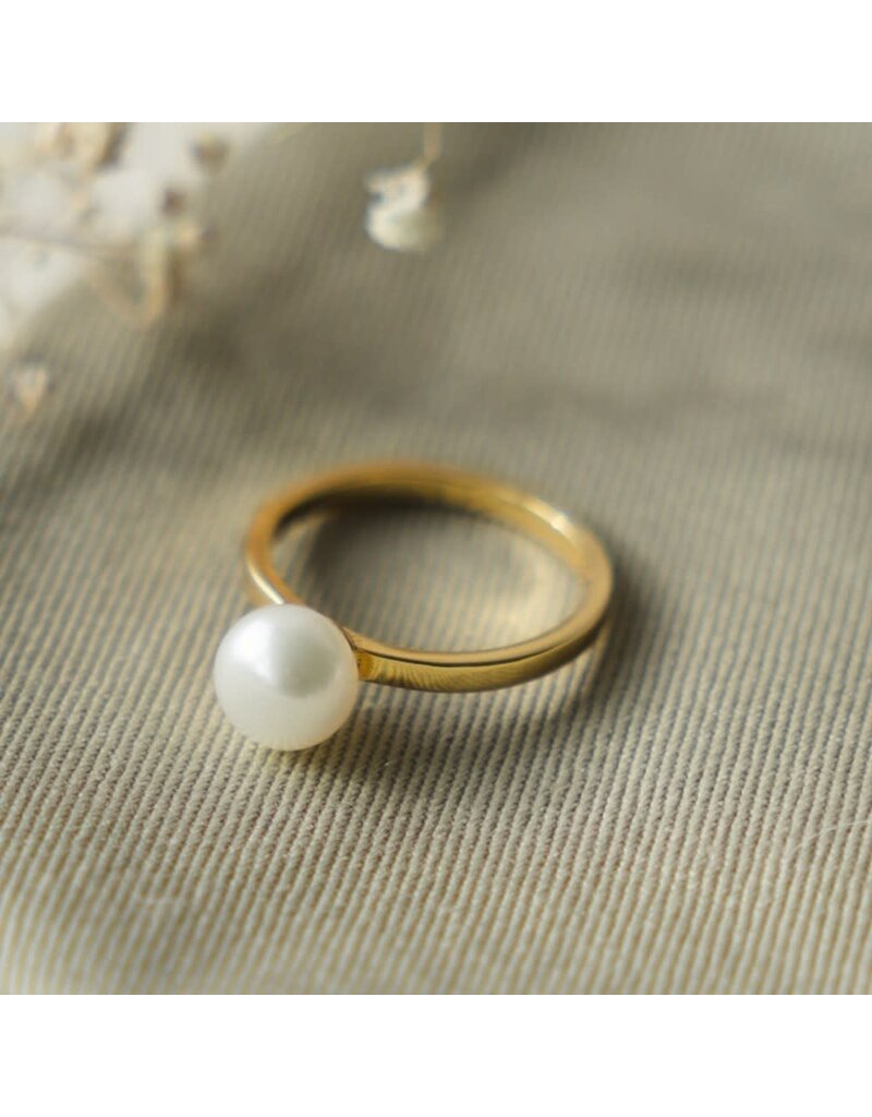 Glee Jewelry Freshwater Pearl Ring by Glee | Gold