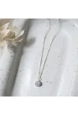 Glee Jewelry Luster Necklace by Glee | Clear crystal in Silver