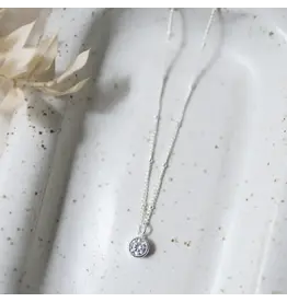 Glee Jewelry Luster Necklace by Glee | Clear crystal in Silver