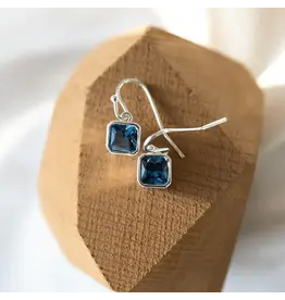 Glee Jewelry Sky Blue Radiance Earrings by Glee Jewelry