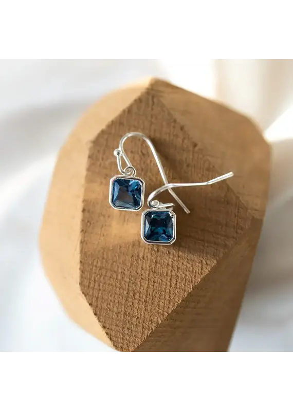 Glee Jewelry Sky Blue Radiance Earrings by Glee Jewelry