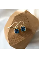 Glee Jewelry Sky Blue Radiance Earrings by Glee Jewelry