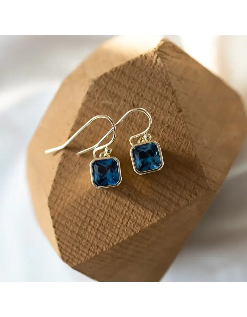 Glee Jewelry Sky Blue Radiance Earrings by Glee Jewelry
