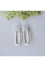 Glee Jewelry Twofold Short Link Earrings by Glee Jewelry