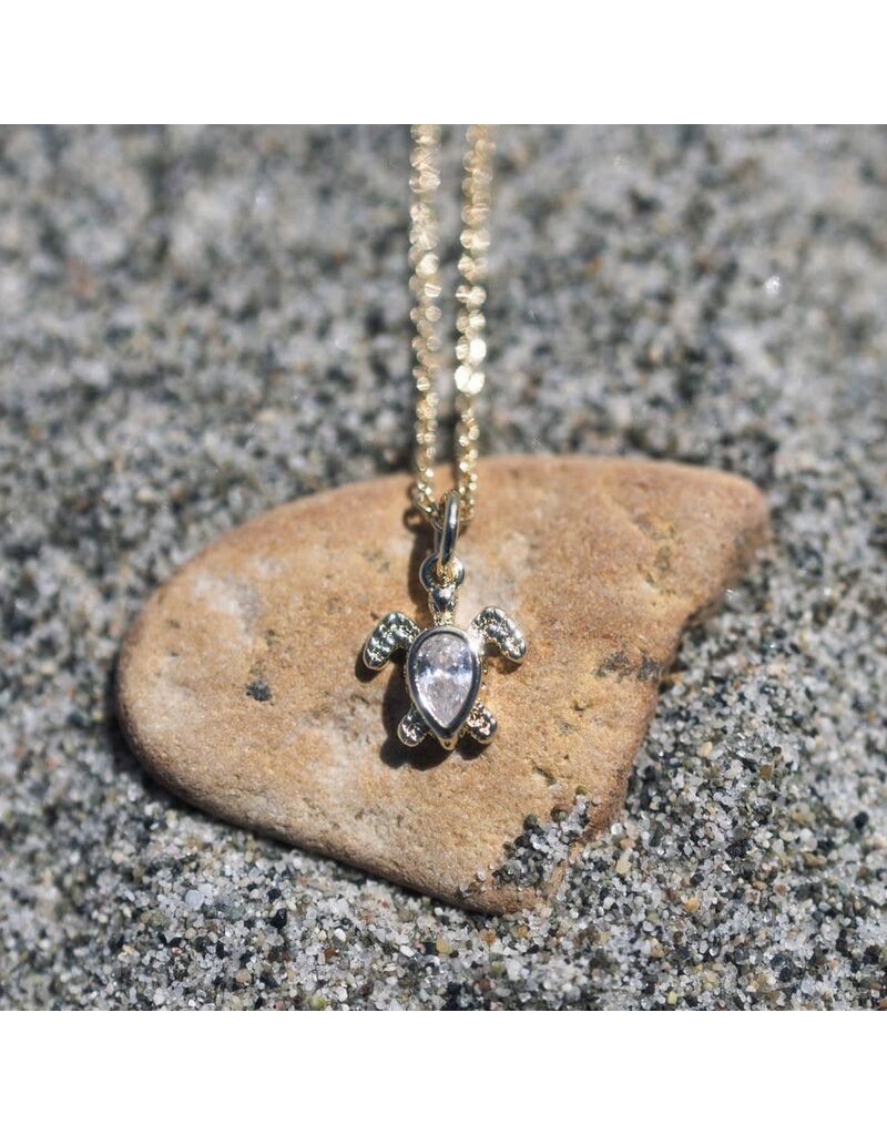 Glee Jewelry Turtle Treasure Necklace by Glee Jewelry Canada