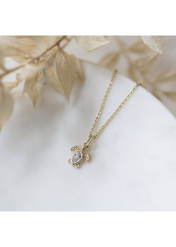 Glee Jewelry Turtle Treasure Necklace by Glee Jewelry Canada