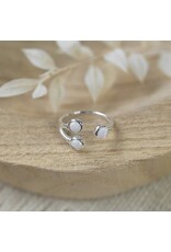 Glee Jewelry Luciana Opalite Adjustable Ring by Glee Jewelry Canada