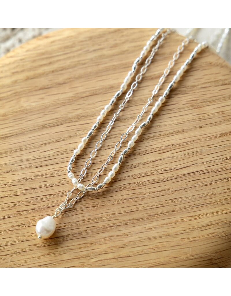 Glee Jewelry Adeline Pearl Necklace by Glee Jewelry Canada