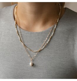 Glee Jewelry Adeline Pearl Necklace by Glee Jewelry Canada