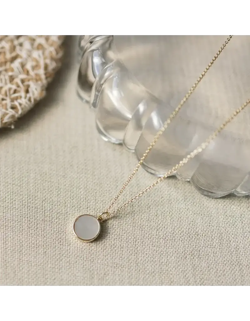 Glee Jewelry Alluring Necklace-mother of pearl by Glee Jewelry Canada