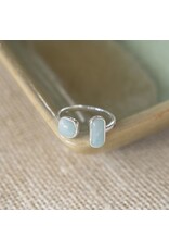 Glee Jewelry Stone Sister Adjustable Ring Amazonite by Glee Jewelry Canada