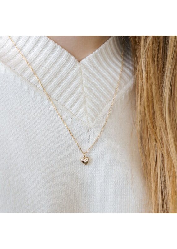 Glee Jewelry Coastal Kiss Heart Necklace by Glee Jewelry Canada