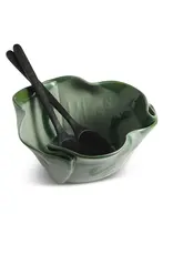 Hilborn Pottery Medium Serving Bowl by Hilborn Pottery | Green