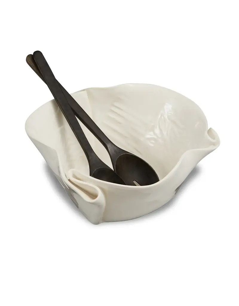 Hilborn Pottery Medium Serving Bowl by Hilborn Pottery | Creamy White