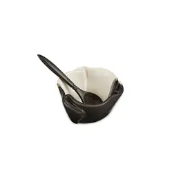 Hilborn Pottery Tiny Pot by Hilborn Pottery | Black & White