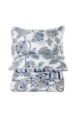 Brunelli Reversible Navy Floral  Quilt Set by Brunelli Canada