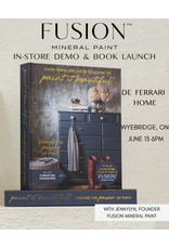 Jennylyn Pringle the Founder of Fusion Mineral Paint. Book Launch and Paint Demo